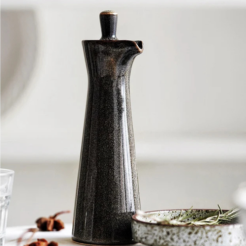 Ceramic Olive Oil Dispenser | Kitchen Pourer 15cm - View 2