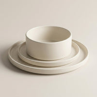 Heirloom Stoneware Dinner Set | Soft Cream thumbnail 5