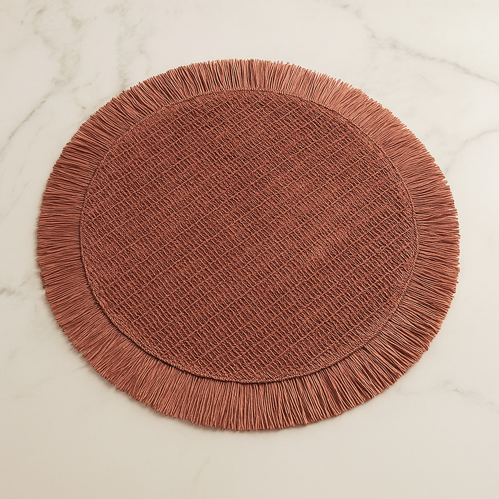 Woven Paper Placemats – Durable Non-Slip Table Set of 4 — image 5