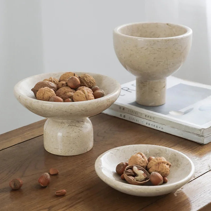 Marble Decorative Tray & Bowl Set – Home Décor & Jewellery Storage - View 4