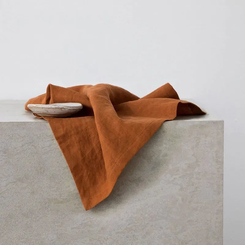 Pure Linen Napkins Set of 4 | Natural Fibre Table Linen - View 3