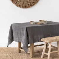 Pure Linen Tablecloth — Natural Fibre thumbnail 5
