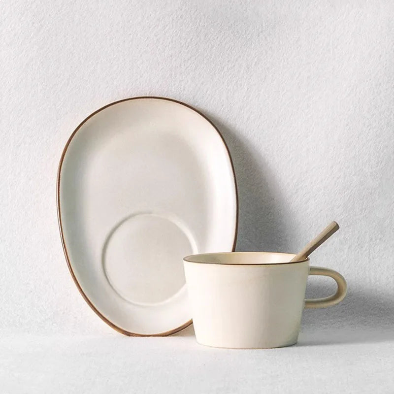 Ceramic Mug & Plate Set — 180ml - View 3