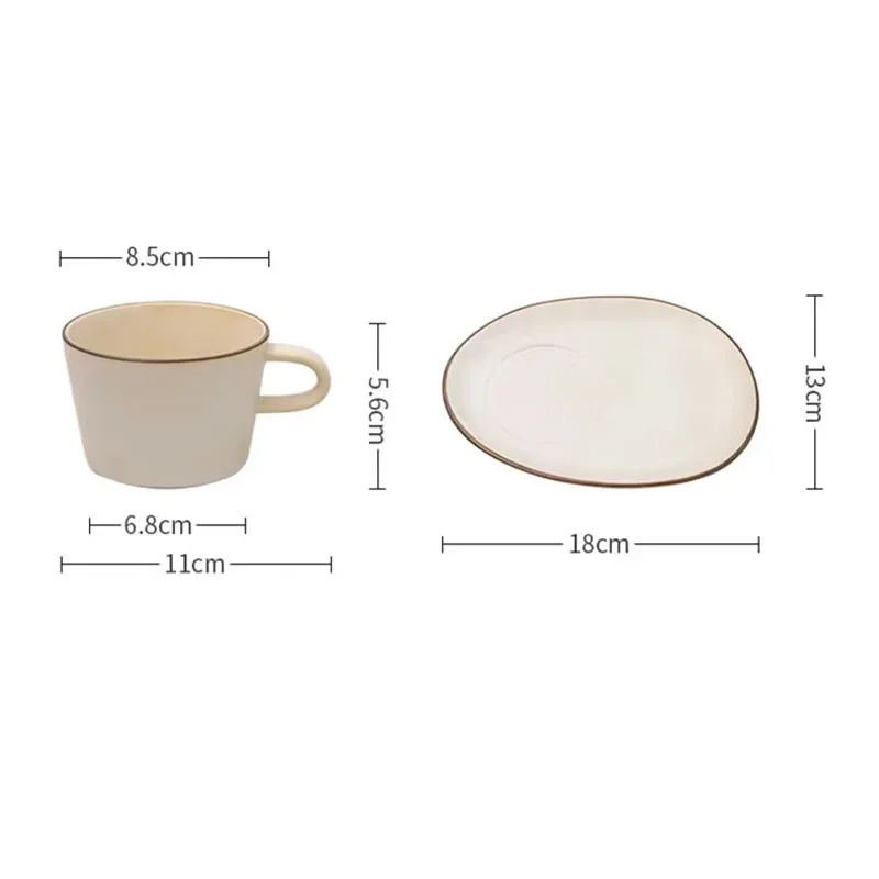 Ceramic Mug & Plate Set — 180ml — image 7